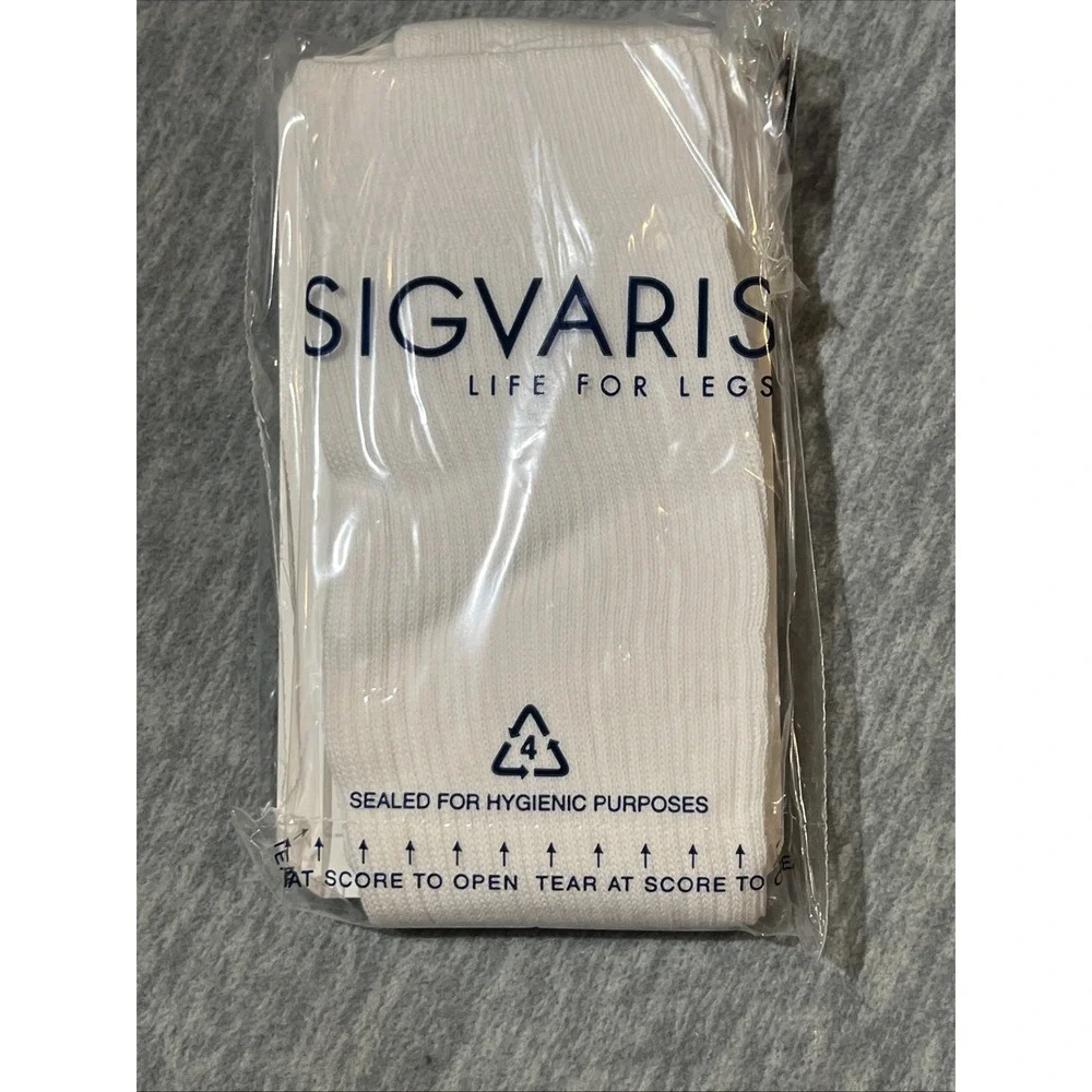 Sigvaris Life For Legs Support Therapy Stockings Knee Hi Size C Shoe 11.5-14 New